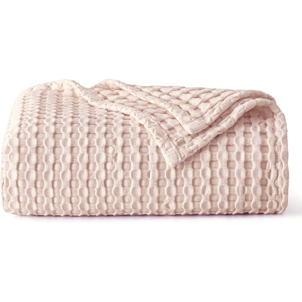 Premium Bamboo-Cotton Waffle Weave Blanket My Store 4