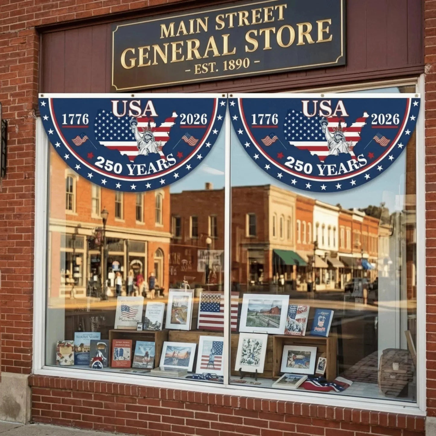 250th Anniversary USA Fan Flag My Store 3