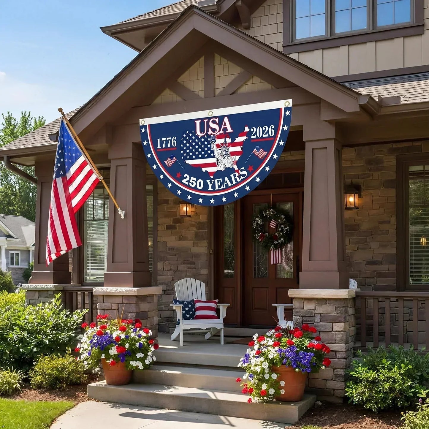 250th Anniversary USA Fan Flag My Store 3